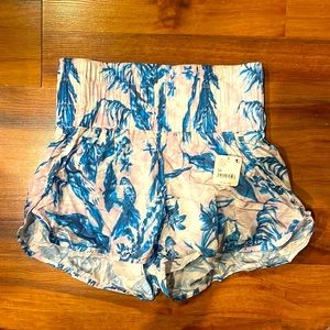 Free People Way Home Shorts. Palm print
